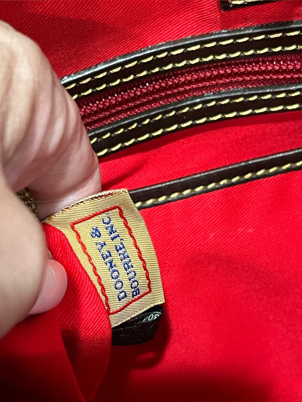 DOONEY & BOURKE Florentine Buckley Italian Leather Satchel Shoulder bag EUC!